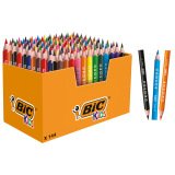 Feutre coloriage bic kids kid couleur pointe moyenne encre  ultra-lavable coloris pastel  assortis etui 12 unites