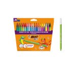 Feutre coloriage bic kids kid couleur pointe moyenne encre  ultra-lavable coloris         assortis etui 36 unites
