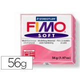 Pâte à modeler fimo soft coloris framboise pain 57g