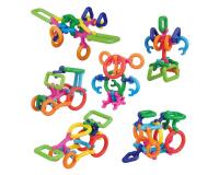 Atelier clips lap jeu de constrcution creation de      vehicules personnages o       animaux colores 50 clips 12
