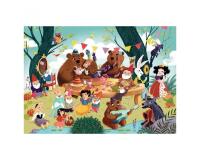 Puzzle en bois sans cadre wilson jeux il etait une fois theme contes et legendes 50   pieces