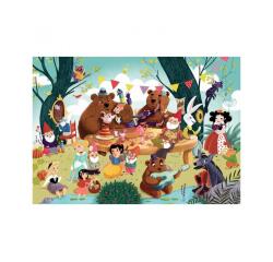 Puzzle en bois sans cadre wilson jeux il etait une fois theme contes et legendes 50   pieces