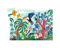 Puzzles carton 24 pieces djeco coco le toucan 24       pieces