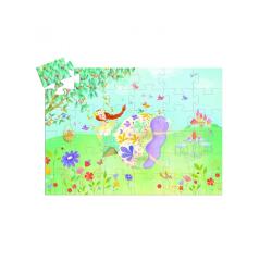 Puzzles carton 30 a 40 pieces djeco la princesse du         printemps 36 pieces