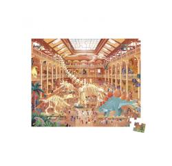 Puzzles carton 100 pieces janod musee d histoire        naturelle 100 pieces et 1     poster modele