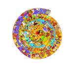 Puzzles carton 350 pieces djeco histoire + livret rond  fresque historique 350 pieces et poster de meme taille