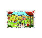 Puzzles carton d observation djeco les contes 2 en 1 54    pieces et 1 poster modele