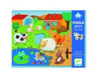 Puzzles geants djeco tactiloferme grandes pieces   20 pieces