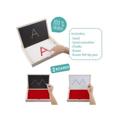 Initiation a l ecriture akros set de pre-ecriture plateau   multi sensoriel coordination  oeil main