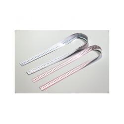 Ruban de mesure wisner souple 100 cm cote bleu et cote      rouge avec graduation         millimetres lot de 10