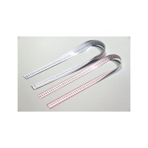 Ruban de mesure wisner souple 100 cm cote bleu et cote      rouge avec graduation         millimetres lot de 10