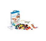 Atelier cubes miniland math premieres notions             mathematiques 100 cubes 10    coloris assortis 20 cartes d