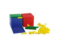 Base 10 wissner systeme decimal decomposition du      nombre jusqu a 1000 travail   en groupe 100 cubes jaunes