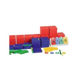 Base 10 wissner base 10 set ecole compter de 1 a 10 000   activites de manipulation 100 cubes 50 barres 30 plaques