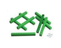 Elements base 10 a l'unite wissner 50 barres dizaine     pour base 10 barres           encastrables