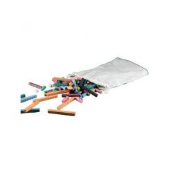 Reglettes wissner cuisenaire bois apprendre le calcul 126  pieces 10 modeles differnts   de 1 a 10 cm