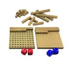 Jeux mathematiques wissner le tableau de 100 additions et   soustractions 2 plateaux de   centaines 22 reglettes 6