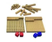Jeux mathematiques wissner le tableau de 100 additions et   soustractions 2 plateaux de   centaines 22 reglettes 6