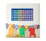 Supports et tableaux magnetiques achoka tableau    des nombres 50 pochettes 1    tableau et 50 cartes