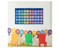 Supports et tableaux magnetiques achoka tableau    des nombres 50 pochettes 1    tableau et 50 cartes