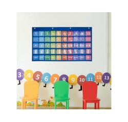 Supports et tableaux magnetiques achoka tableau    des nombres 50 pochettes 1    tableau et 50 cartes