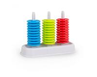 Abaques miniland petits abaques classification des    couleur 4 abaques et 120      pieces 3 coloris assortis
