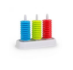 Abaques miniland petits abaques classification des    couleur 4 abaques et 120      pieces 3 coloris assortis