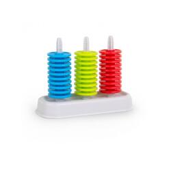 Abaques miniland petits abaques classification des    couleur 4 abaques et 120      pieces 3 coloris assortis