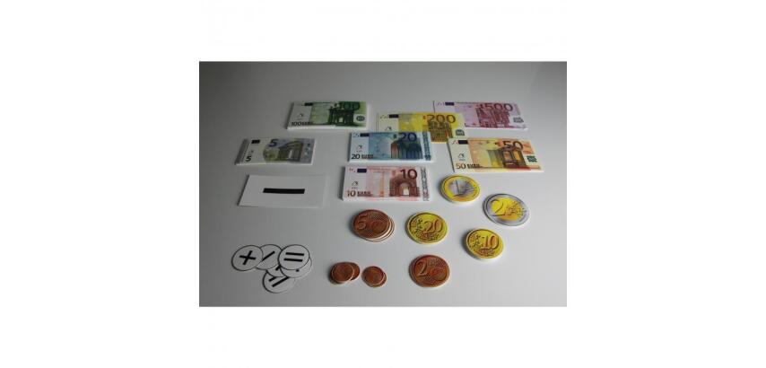 Decouvrir la monnaie wissner monnaie euros magnetiques 37  billets 57 pieces et 6 signes d operation