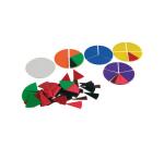 Fractions wissner cercles fractions pieces rondes       plastique 71 pieces