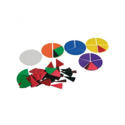 Fractions wissner cercles fractions pieces rondes       plastique 71 pieces