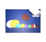 Fractions wissner cercles fractions magnetiques set de  10 marquage couleur 71 pieces