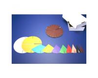 Fractions wissner cercles fractions magnetiques set de  10 marquage couleur 71 pieces