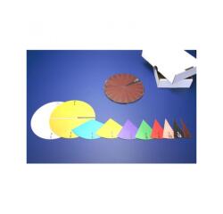 Fractions wissner cercles fractions magnetiques set de  10 marquage couleur 71 pieces