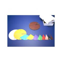 Fractions wissner cercles fractions magnetiques set de  10 marquage couleur 71 pieces