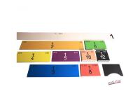 Fractions wissner atelier bandes de fractions           magnetiques 51 pieces 100x90  cm