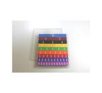 Fractions wissner plateau des fractions 10 couleurs         assortie 51 pieces
