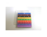 Fractions wissner plateau des fractions 10 couleurs         assortie 51 pieces