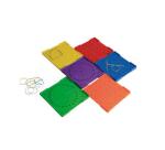 Geoplans wissner geoplans petits modeles activites de   geometrie lot de 6 unites et  elastiques couleurs