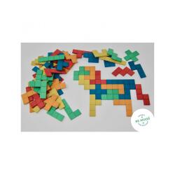 Accessoires pour geometrie wissner pentominos en re wood 60 pieces 5 coloris assortis