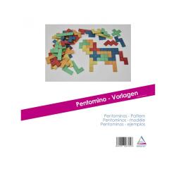 Accessoires pour geometrie wissner modele pour           pentominos 20 modeles tailles reelles et solution