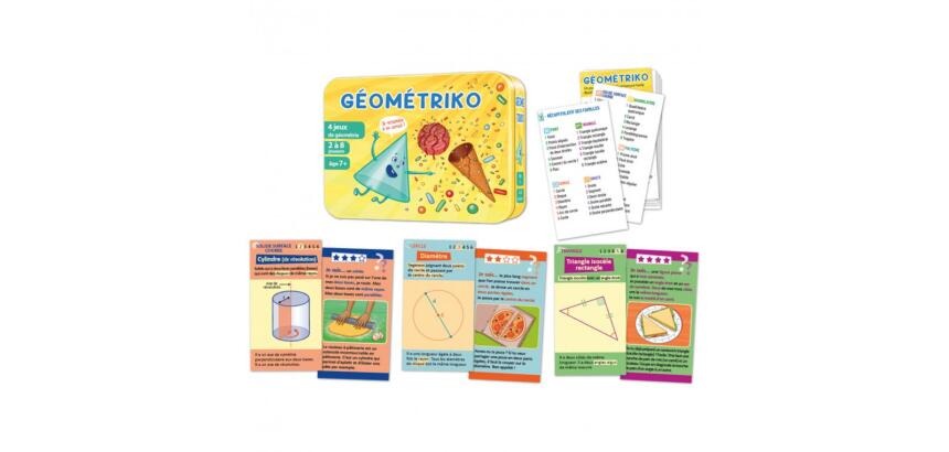 Atelier de geometrie aritma geometriko 4 regles du jeu 54 cartes 1 figure geometrique