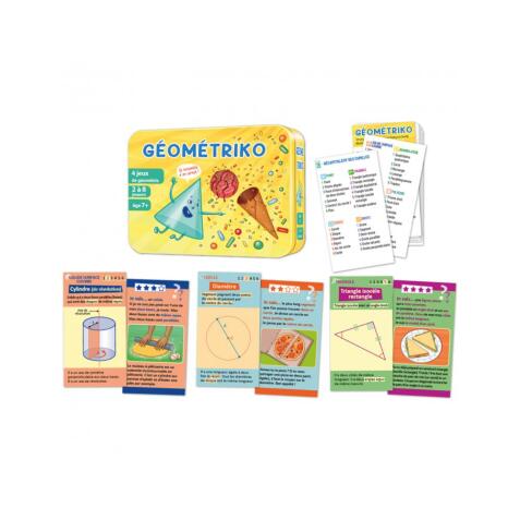 Atelier de geometrie aritma geometriko 4 regles du jeu 54 cartes 1 figure geometrique