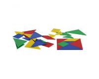 Tangrams wissner tangrams en plastique 7 pieces pour       former 1 carre 10x10 cm 4     tangrams de 7 pieces 4