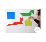 Tangrams wissner tangrams magnetiques grand format 20   cm a x 7 pieces de coloris    assortis