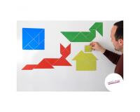 Tangrams wissner tangrams magnetiques grand format 20   cm a x 7 pieces de coloris    assortis