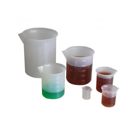 Mesure et poids wissner recipients gradues 1000 500   100 250 50 10 ml pvc          translucide 6 pieces