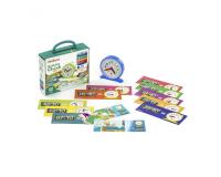 Apprentissage de l ehure et minutes miniland j apprends l heure 1 horloge 11 cm et 12   fiches d activites