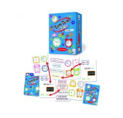 Apprentissage de l ehure et minutes ab ludis tam tam tic  tac 8 etapes 42 cartes 1 a 4  joueurs
