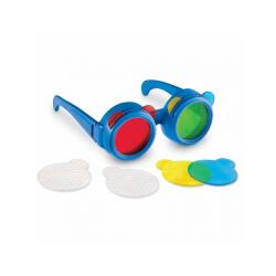 Perception visuelles learning resources lunettes a filtres  colores 1 paire de lunettes 8 verrres diffrents 1 guide